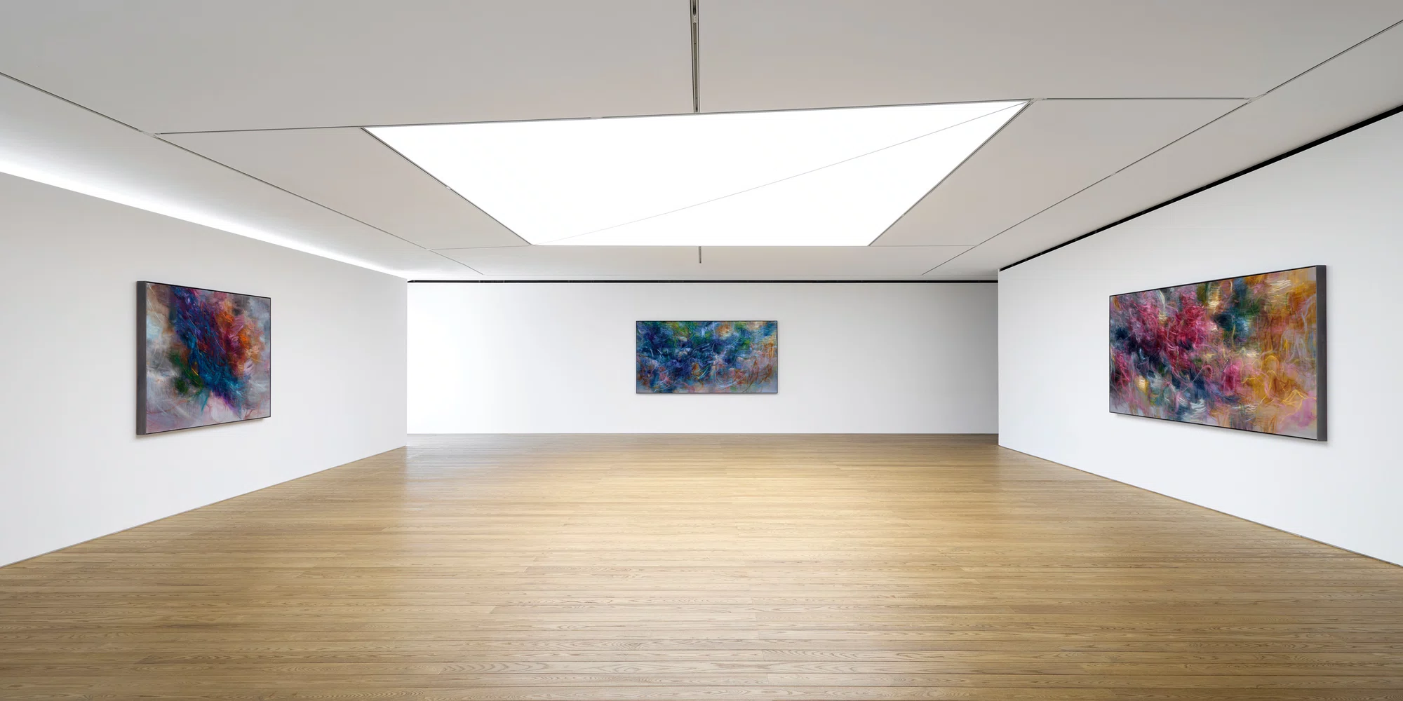 Installation view of Sea Mirror by Nigel Cooke