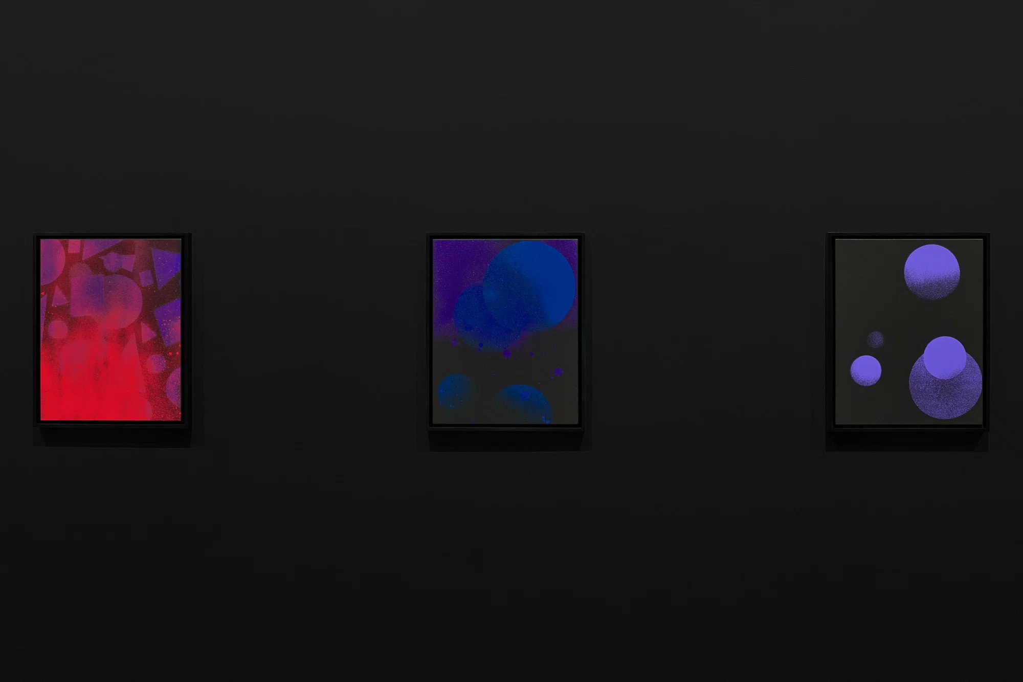 Installation view of Love, Queen by Adam Pendleton at the Hirshhorn Museum and Sculpture Garden