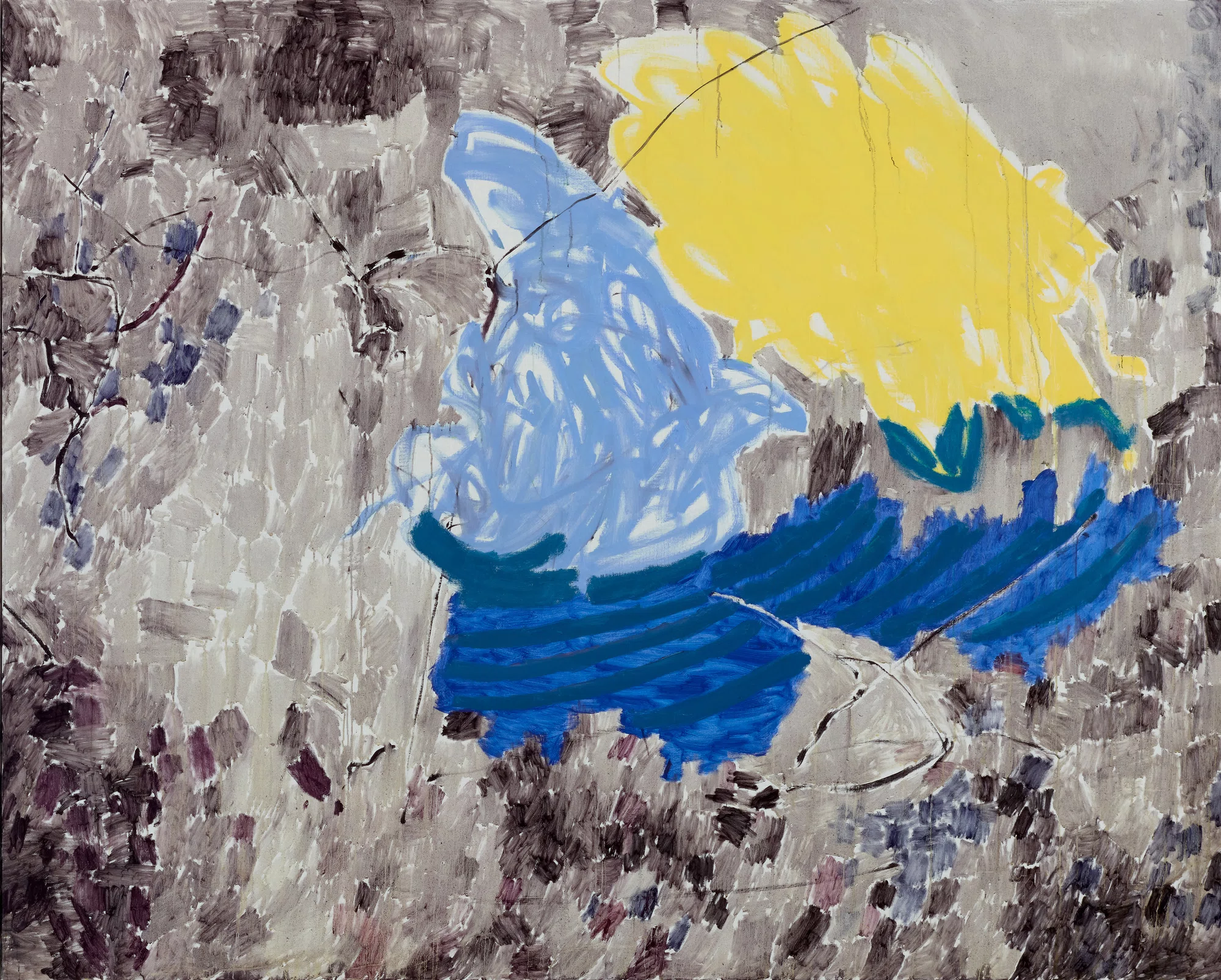 Detail of Mourning Greys by Pam Evelyn