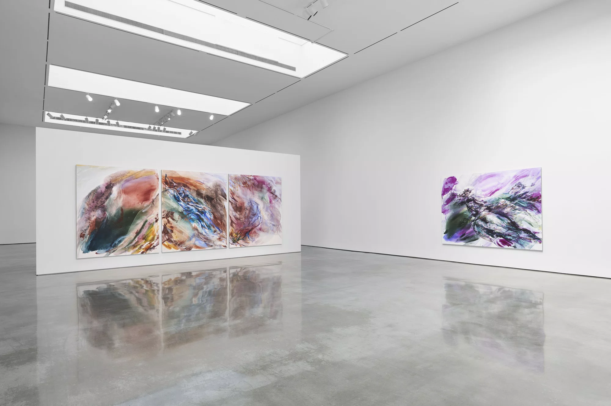 Installation view of There is something that stays by Kylie Manning